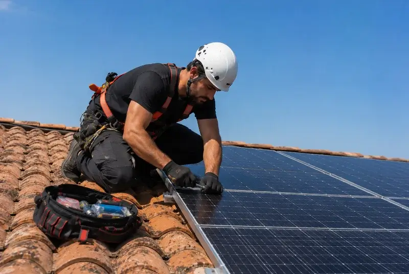 Maintenance et monitoring de panneaux solaires à Balma
